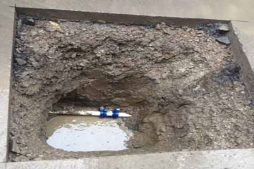 Water line leak repair in Manchester, CT